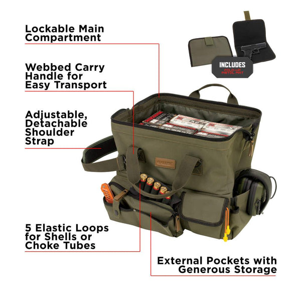 Allen USA | Triumph Ripstop Range Bag & Handgun Mat | Olive