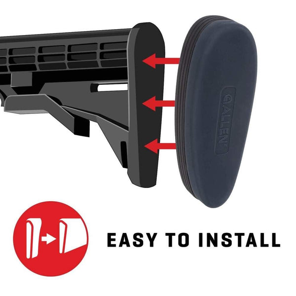 Allen USA | Snap-On Recoil Pad, M4, AR15 | Folding Stocks