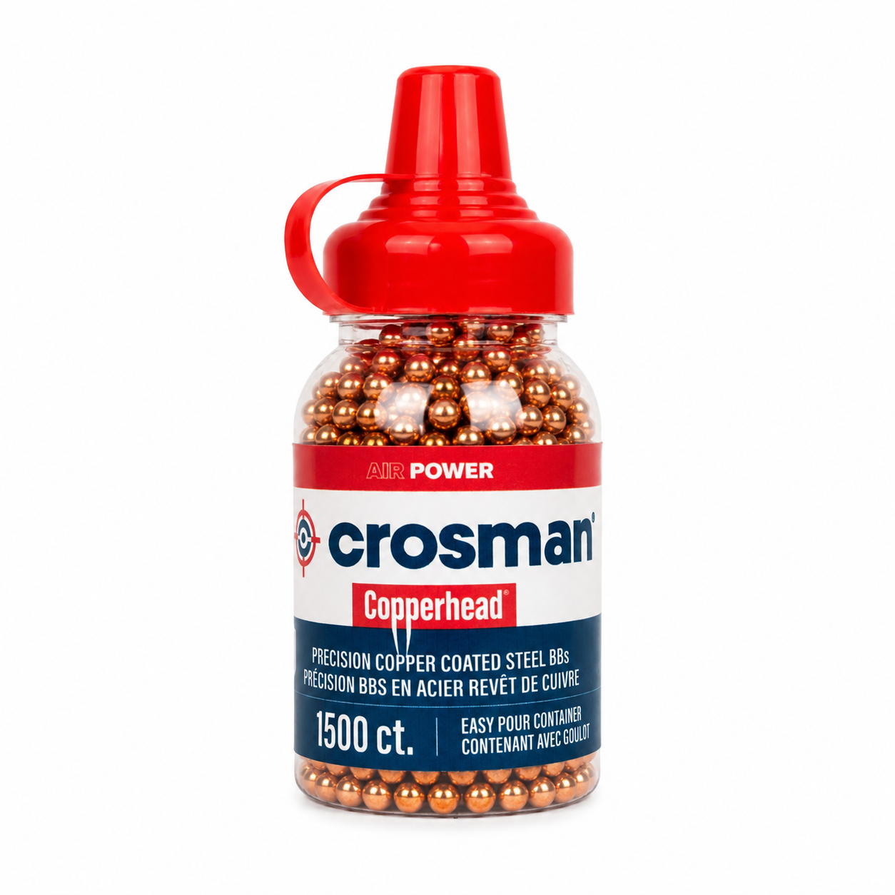 Crosman Copperhead Steel BBs | 4.5mm | 1500 Pcs