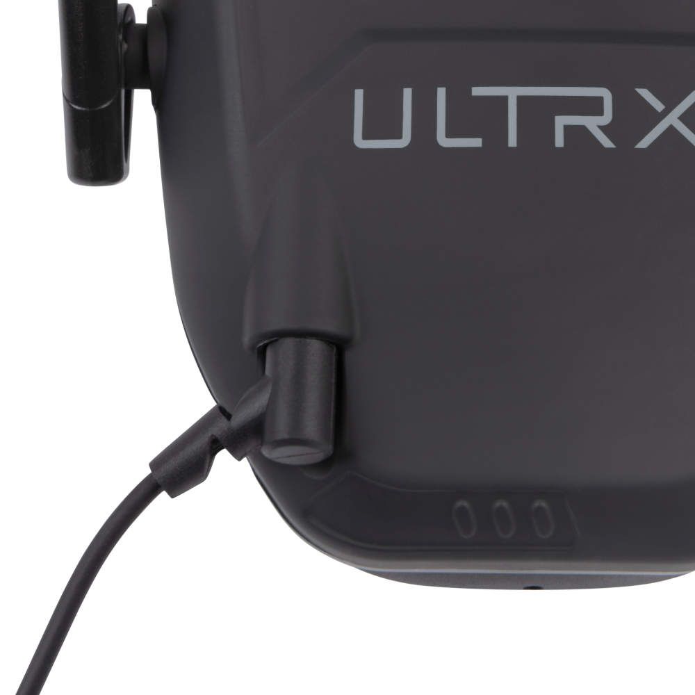 ULTRX Bionic Electronic Earmuff | Midnight Gray