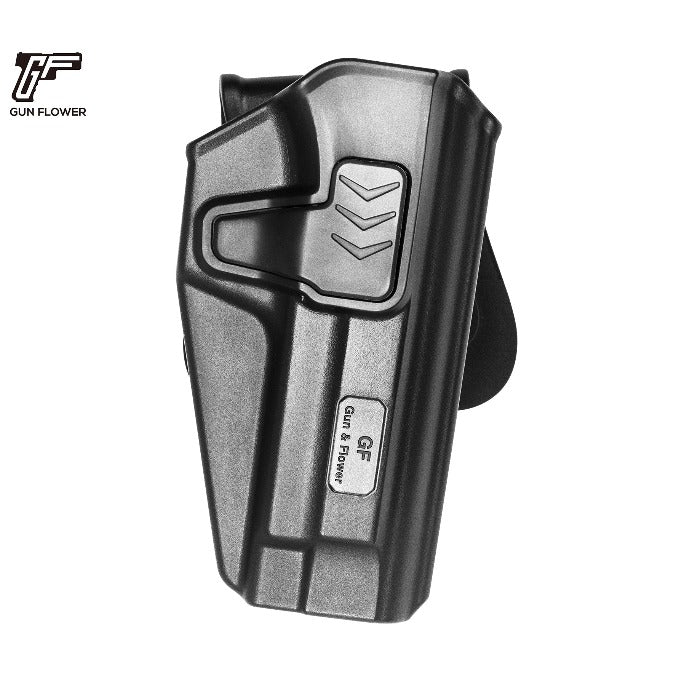 Gun & Flower Polymer OWB Holster Taurus TH9/TH9C | Black