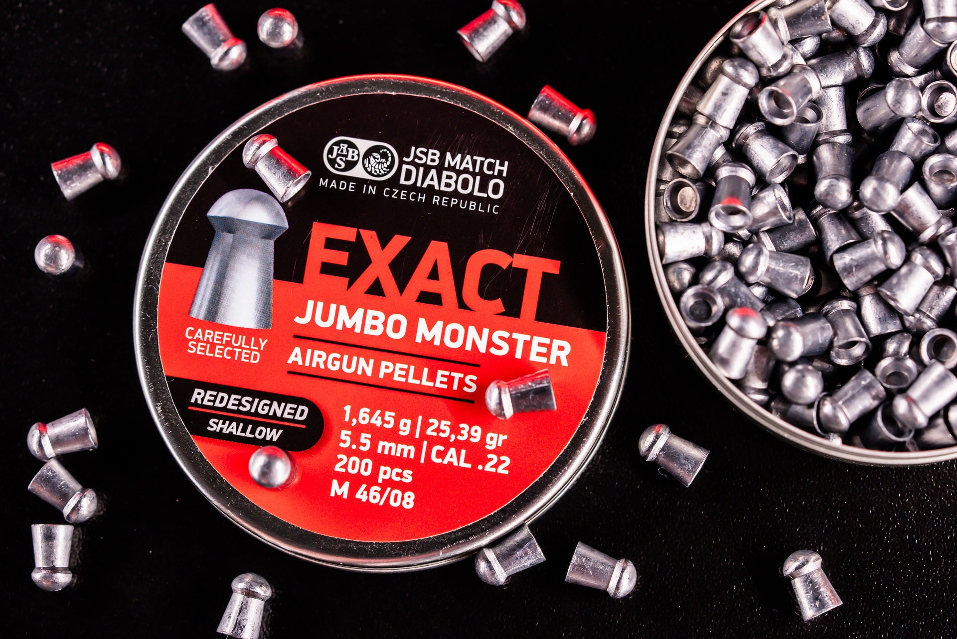 JSB Jumbo Monster Redesigned Shallow 5.5mm | 1.645g | 25.39 gr | 200 Pcs