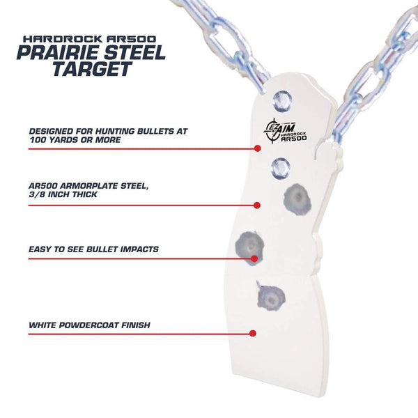 EZ Aim | AR500 Prairie Dog Steel Shooting Target