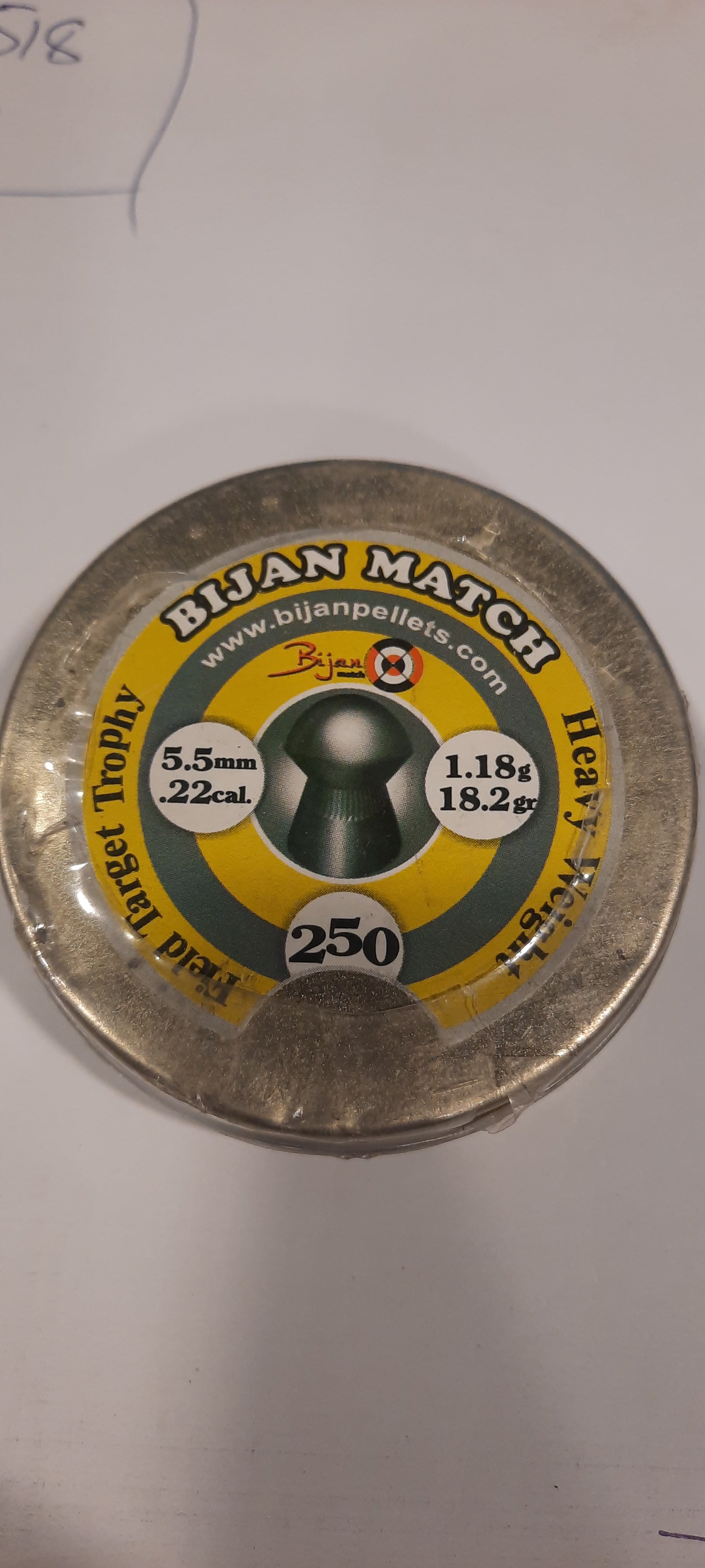 BAIJAN MATCH .22 (5.5) CAL. 18.2 GR