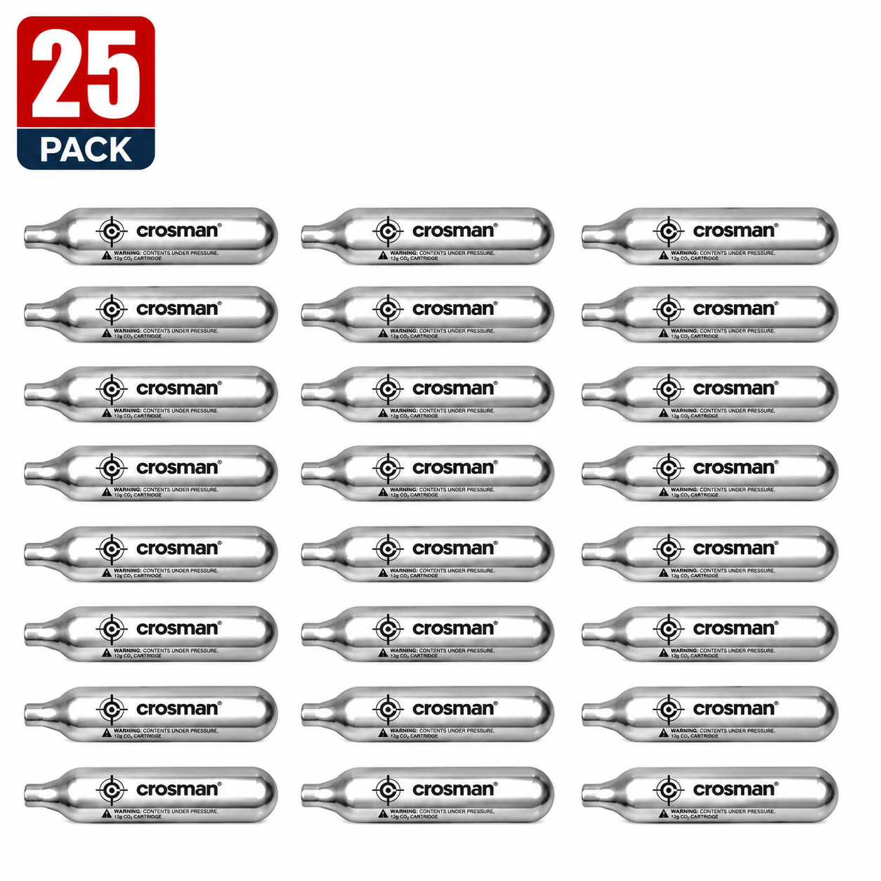 Crosman Powerlet CO2 Capsules | Pack of 25