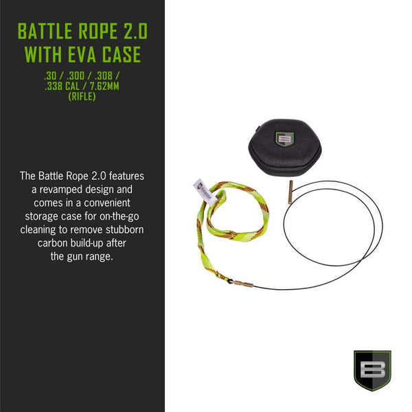 Breakthrough USA | Rifle Battle Rope 2.0 W/ Eva Case | .30, .308 & 7.62 mm