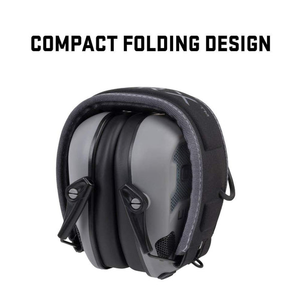 ULTRX Bionic Fuse Bluetooth Electronic Earmuff | Cement Gray