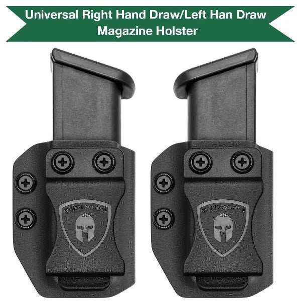 Warriorland Kydex Universal Single Mag IWB/OWB | Black