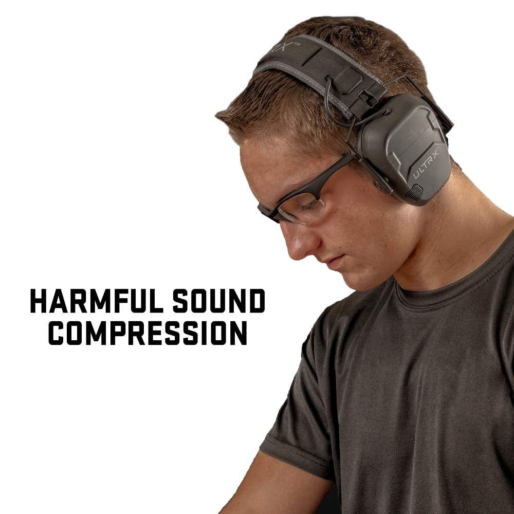 ULTRX Bionic Electronic Earmuff | Midnight Gray