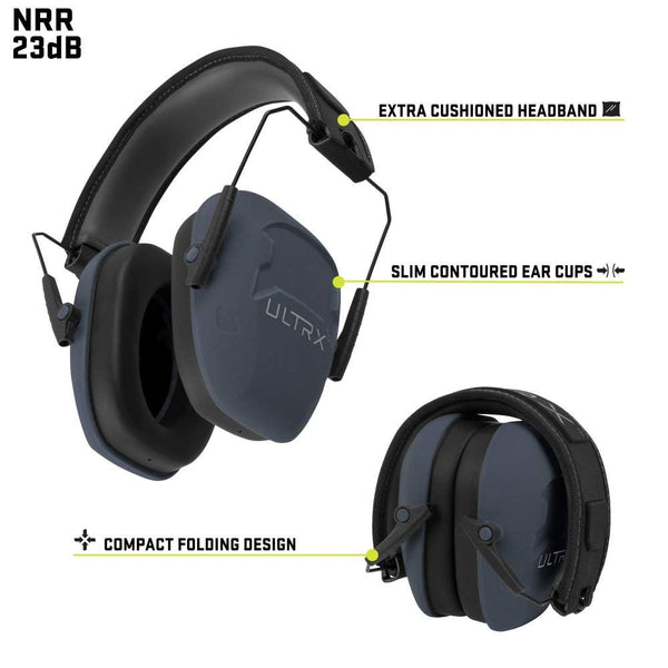 ULTRX Shield Passive Earmuff | Navy