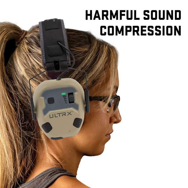 ULTRX Bionic Fuse Bluetooth Electronic Earmuff | FDE