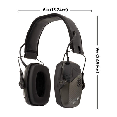 ULTRX Stereo Electronic Earmuff | Olive