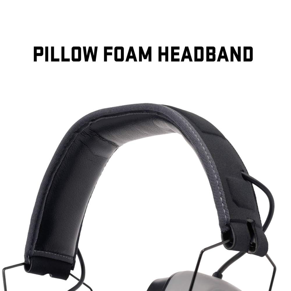 ULTRX Bionic Fuse Bluetooth Electronic Earmuff | Cement Gray
