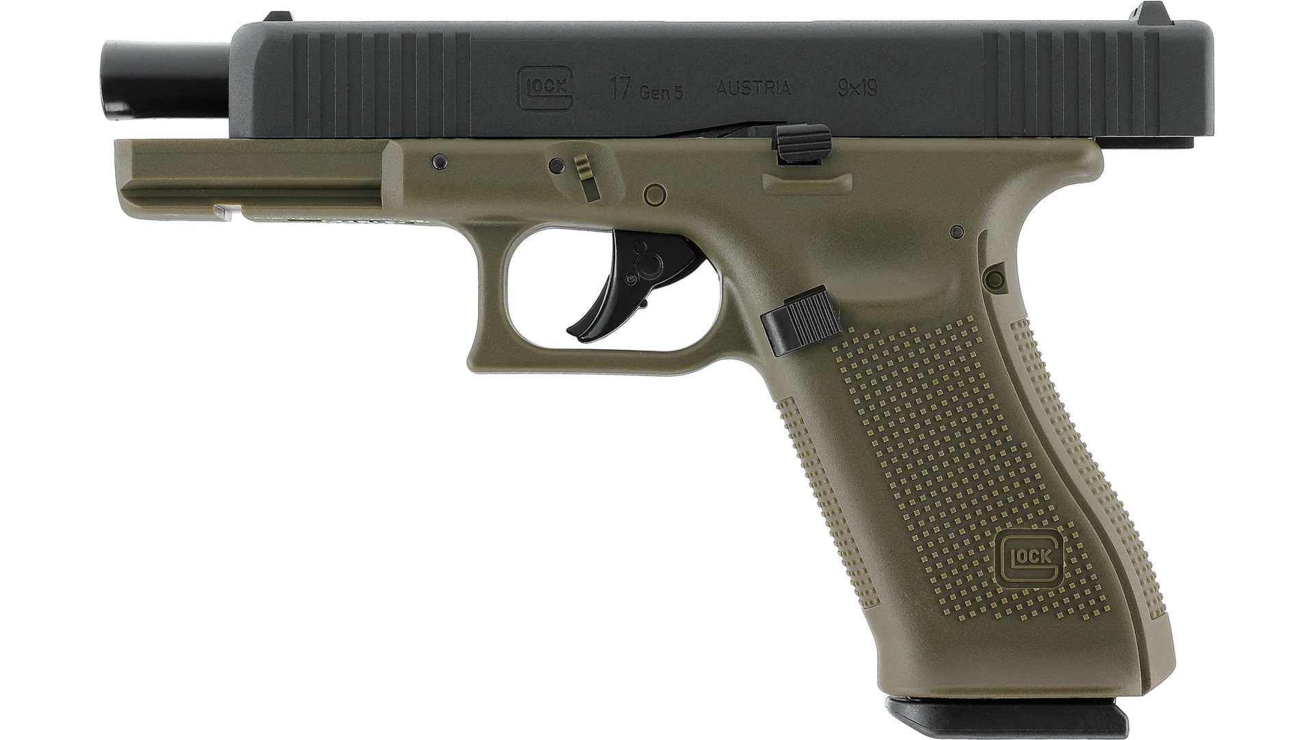 Glock 17 Gen 5 Battlefield Green | Blowback