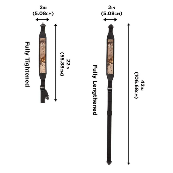 Allen USA | Cascade Neoprene Gun Sling with Swivels, Realtree Edge