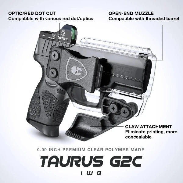 Warriorland Claw IWB Holster Taurus G2C/G3/G3C/PT111 | Clear