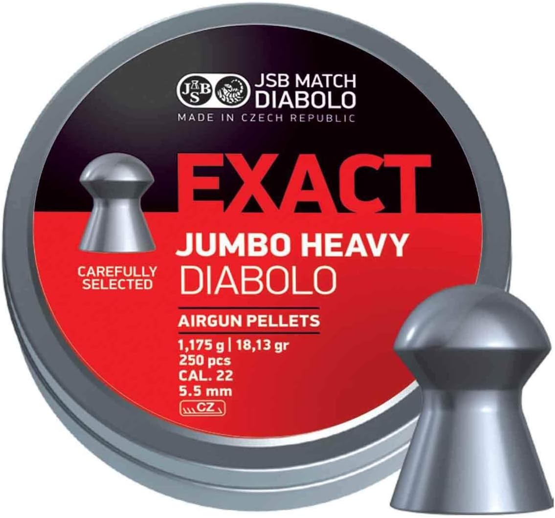 JSB Jumbo Heavy 5.5mm | 1.175g | 18.13 gr | 250 Pcs