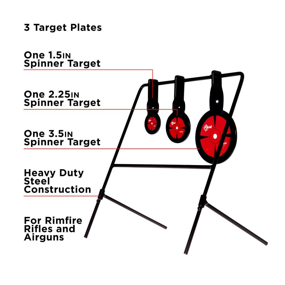 EZ Aim | Triple Deflector Spinner Target System