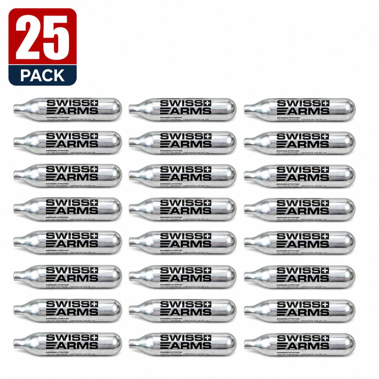 Swiss Arms CO2 Capsules | Pack of 25