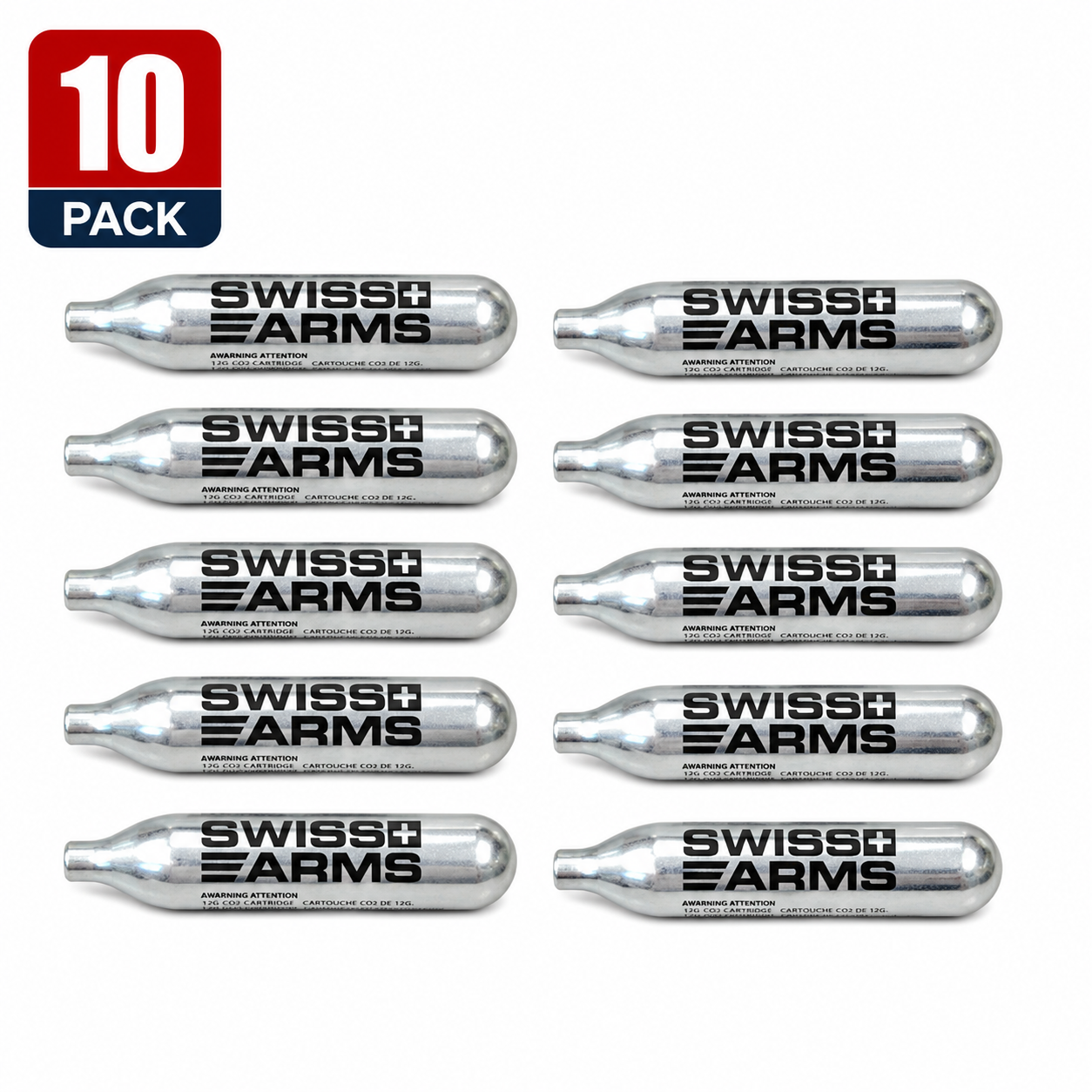 Swiss Arms CO2 Capsules | Pack of 10