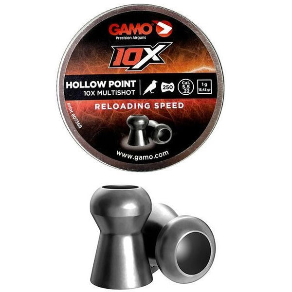Gamo Hollow Point 10X | 5.5mm | 250 Pcs