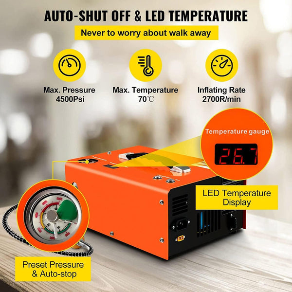 Auto Shut Off PCP Air Compressor - Electric Pump