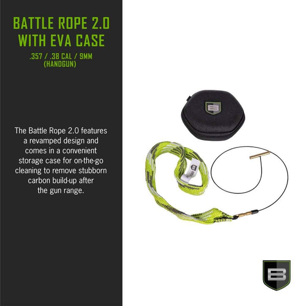 Breakthrough USA | Handgun Battle Rope 2.0 W/ Eva Case | .35, .38 & 9 mm