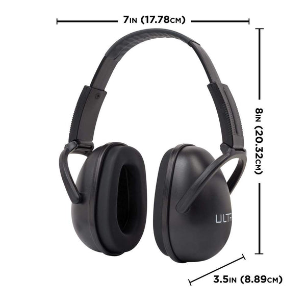 ULTRX Sound Blocker Passive Earmuff | Black