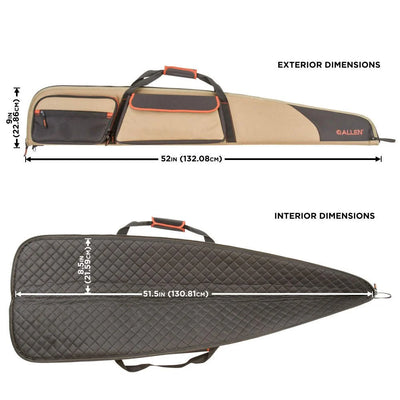 Allen USA | Eliminator Shotgun Case - 52-Inch Soft Gun Bag - Brown
