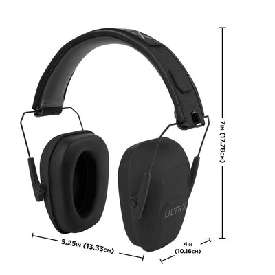 ULTRX Shield Passive Earmuff | Midnight Gray