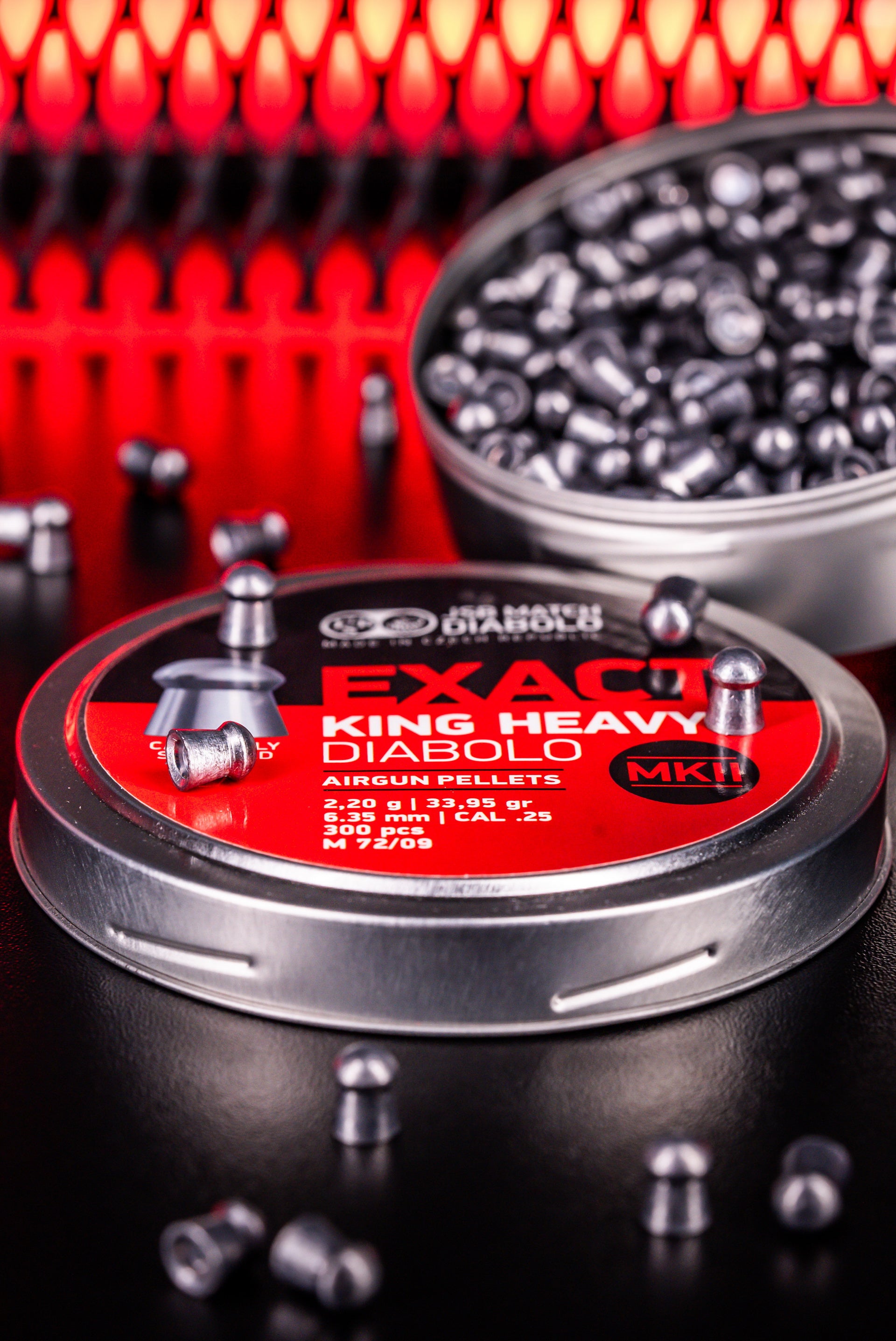 JSB Exact King Heavy MKII 6.35mm | 2.20 g | 33.95 gr | 300 Pcs