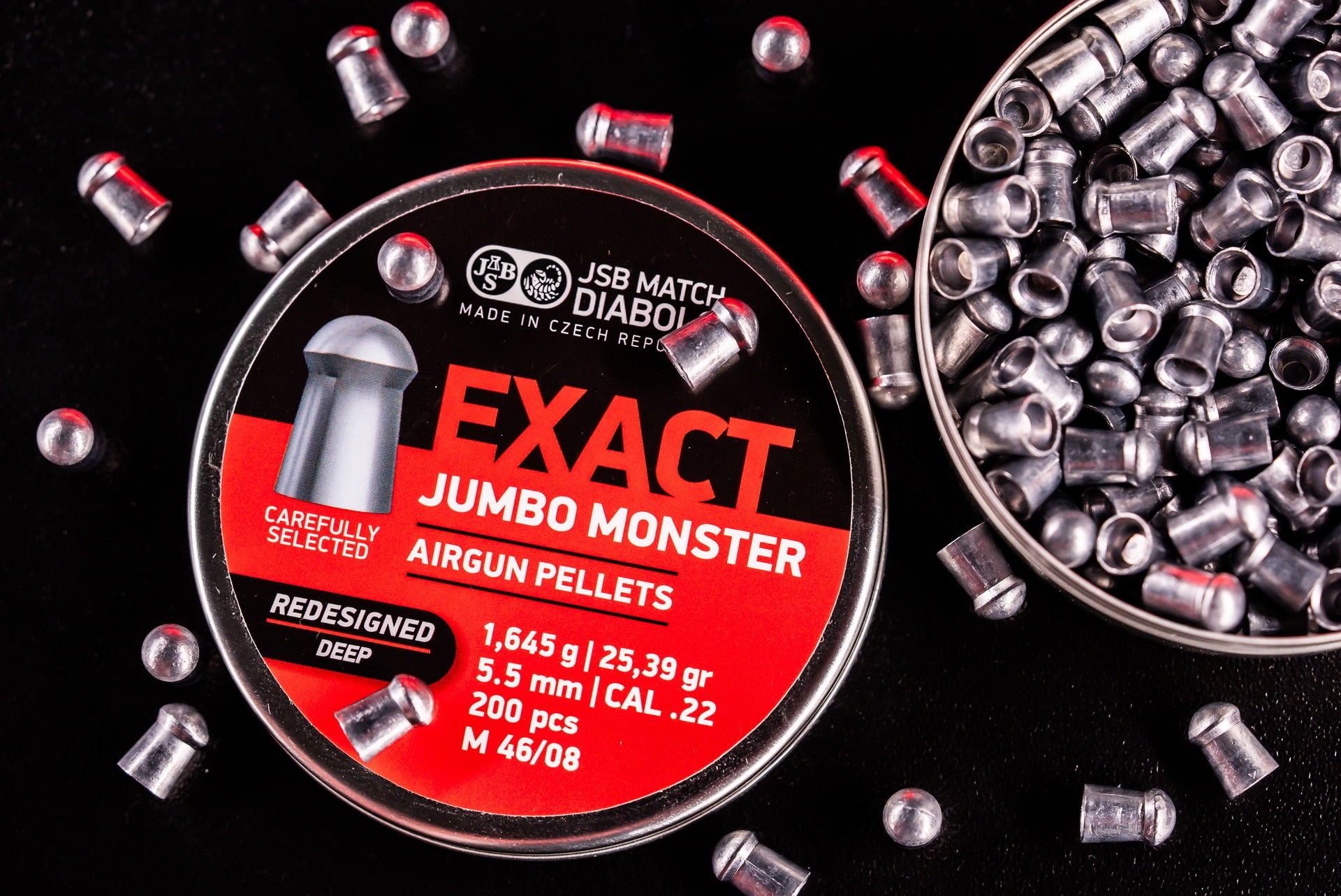 JSB Jumbo Monster Redesigned Deep 5.5mm | 1.645g | 25.39 gr | 200 Pcs