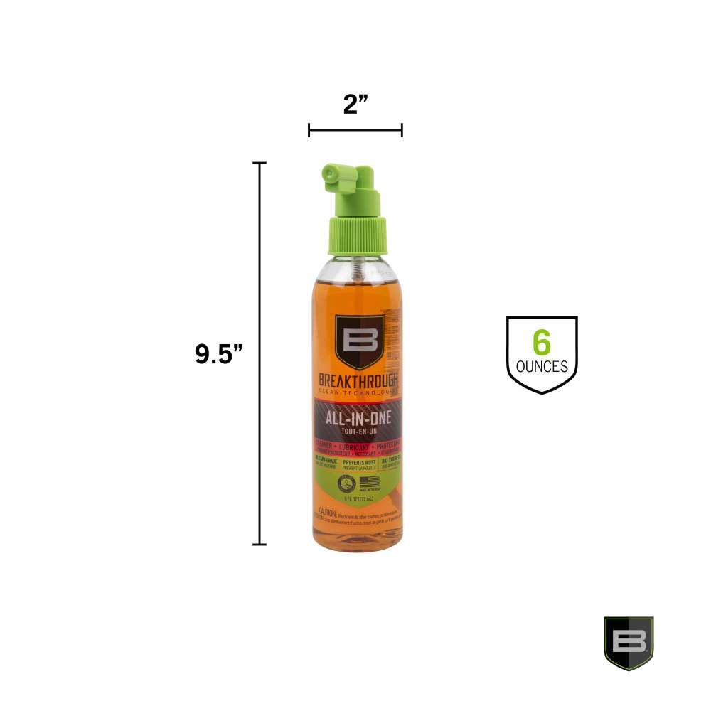 Breakthrough USA | Battle Born Bio-Synthetic All in One Cleaner/Lubricant/Protectant | 6 oz
