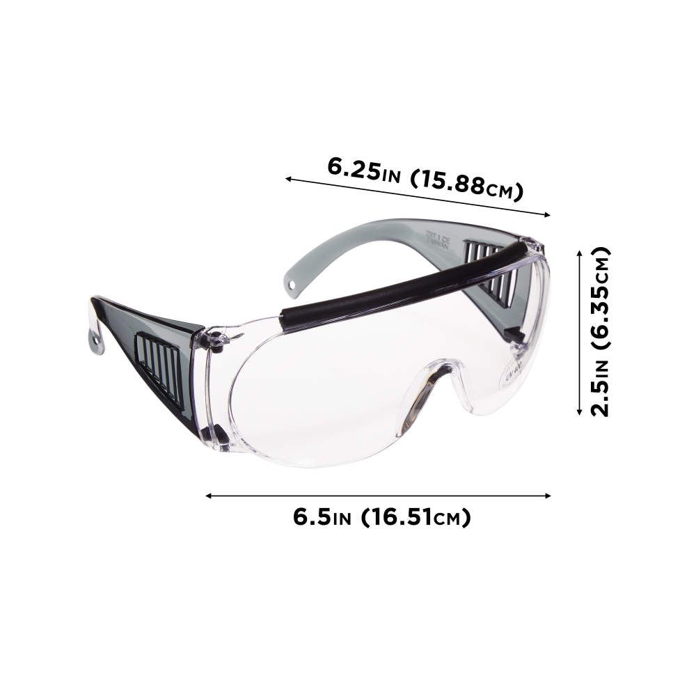 Allen Safety Glasses Impact Resistance - Clear