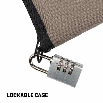 Allen Company Pistol Tote with Pocket, Most Semi-Auto Handguns & Revolvers, Taupe