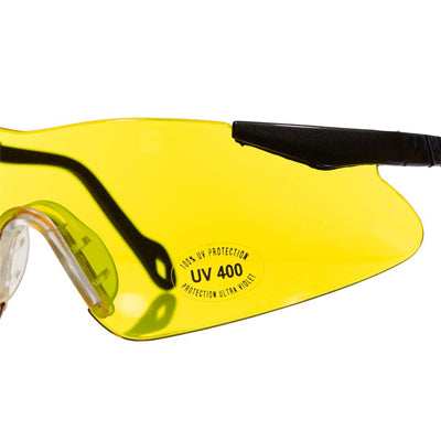 Reaction Yellow Lens Shooting & Safety Glasses 