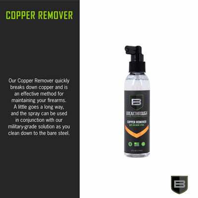 Breakthrough Clean Technologies Copper Remover, Pump Spray Bottle, 6oz, Clear