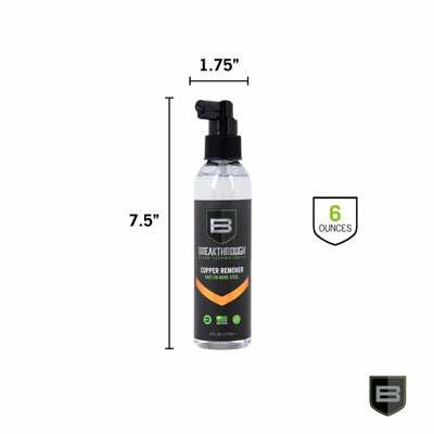 Breakthrough Clean Technologies Copper Remover, Pump Spray Bottle, 6oz, Clear