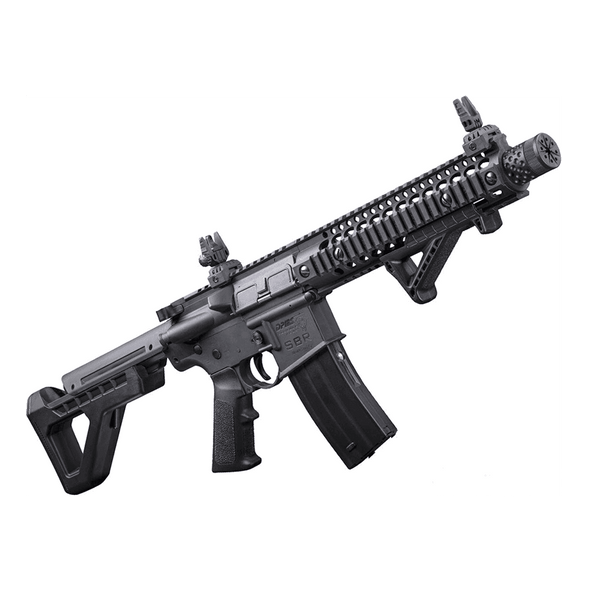 Crosman DPMS SBR Full-Auto CO2 Blowback Powered .177 BB Air Rifle (Color: Black)