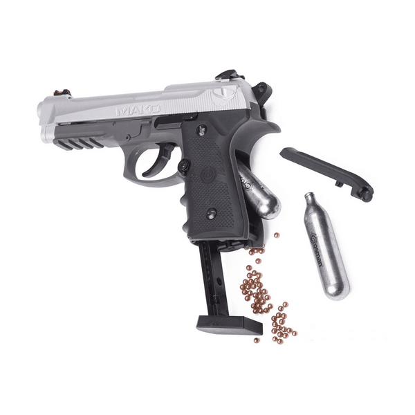 Crosman Mako CO2 Powered Semi-Auto Blowback .177 cal BB Air Pistol (4.5mm Air Gun)