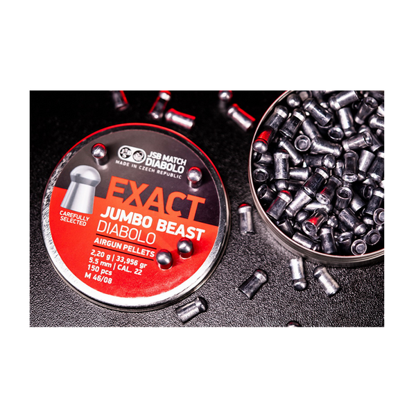 JSB Exact Jumbo Beast 5.5mm | 2.20 g | 33.956 gr | 150 Pcs