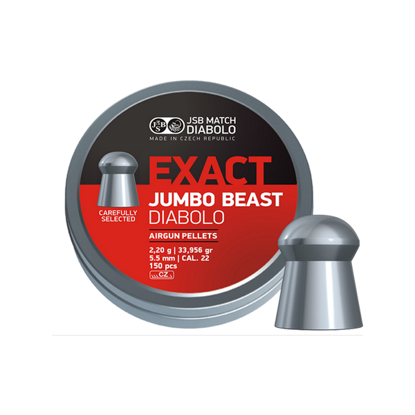JSB Exact Jumbo Beast 5.5mm | 2.20 g | 33.956 gr | 150 Pcs