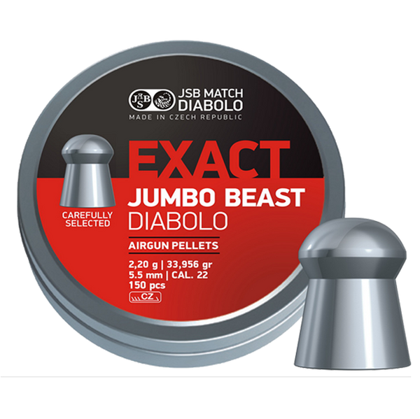 JSB Exact Jumbo Beast 5.5mm | 2.20 g | 33.956 gr | 150 Pcs