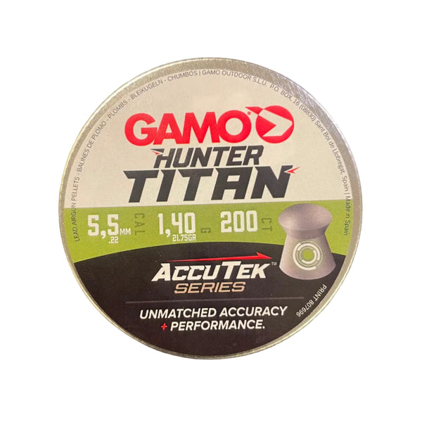 Gamo Hunter Titan Accutek Series Pellets | 5.5MM | 200 Pcs