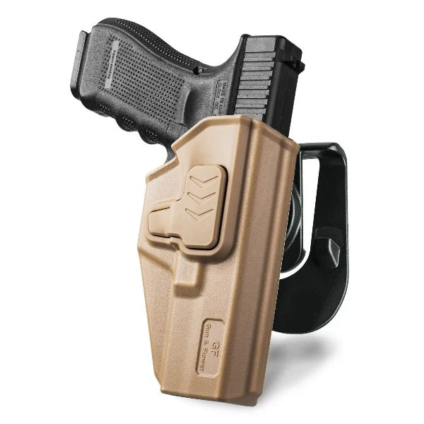 Gun & Flower Polymer OWB Holster Glock 17/22/31 | Tan