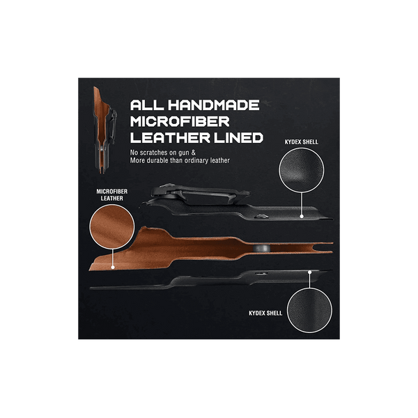 IWB Kydex Holster Fits for Glock 19/23/32