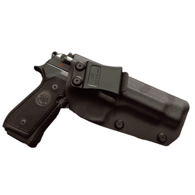 Gun & Flower Kydex w Leather IWB Holster for Beretta 92FS & Taurus PT92/917/909