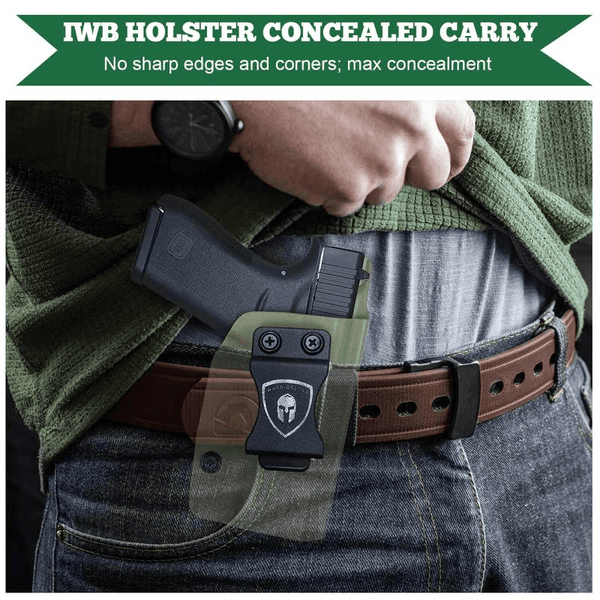 Gun & Flower Glock 17/22/31 IWB Kydex Holster (Army Green)