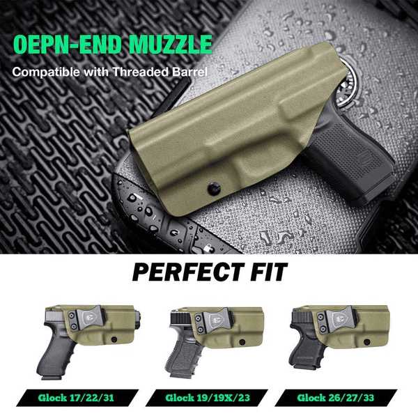 Gun & Flower Glock 19/19X IWB Kydex Holster (Tan)