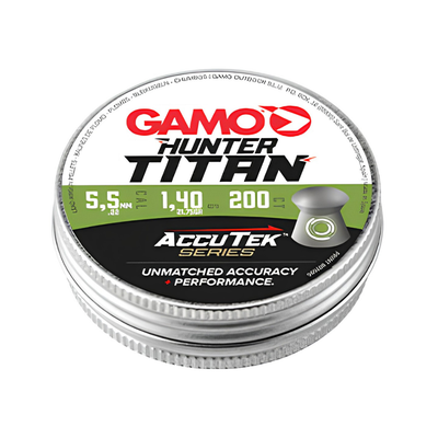 Gamo Hunter Titan Accutek Series Pellets | 5.5MM | 200 Pcs